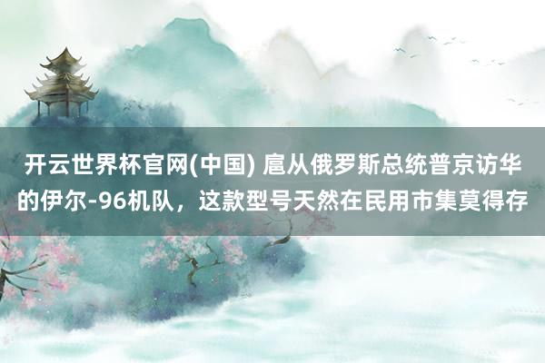 开云世界杯官网(中国) 扈从俄罗斯总统普京访华的伊尔-96机队，这款型号天然在民用市集莫得存